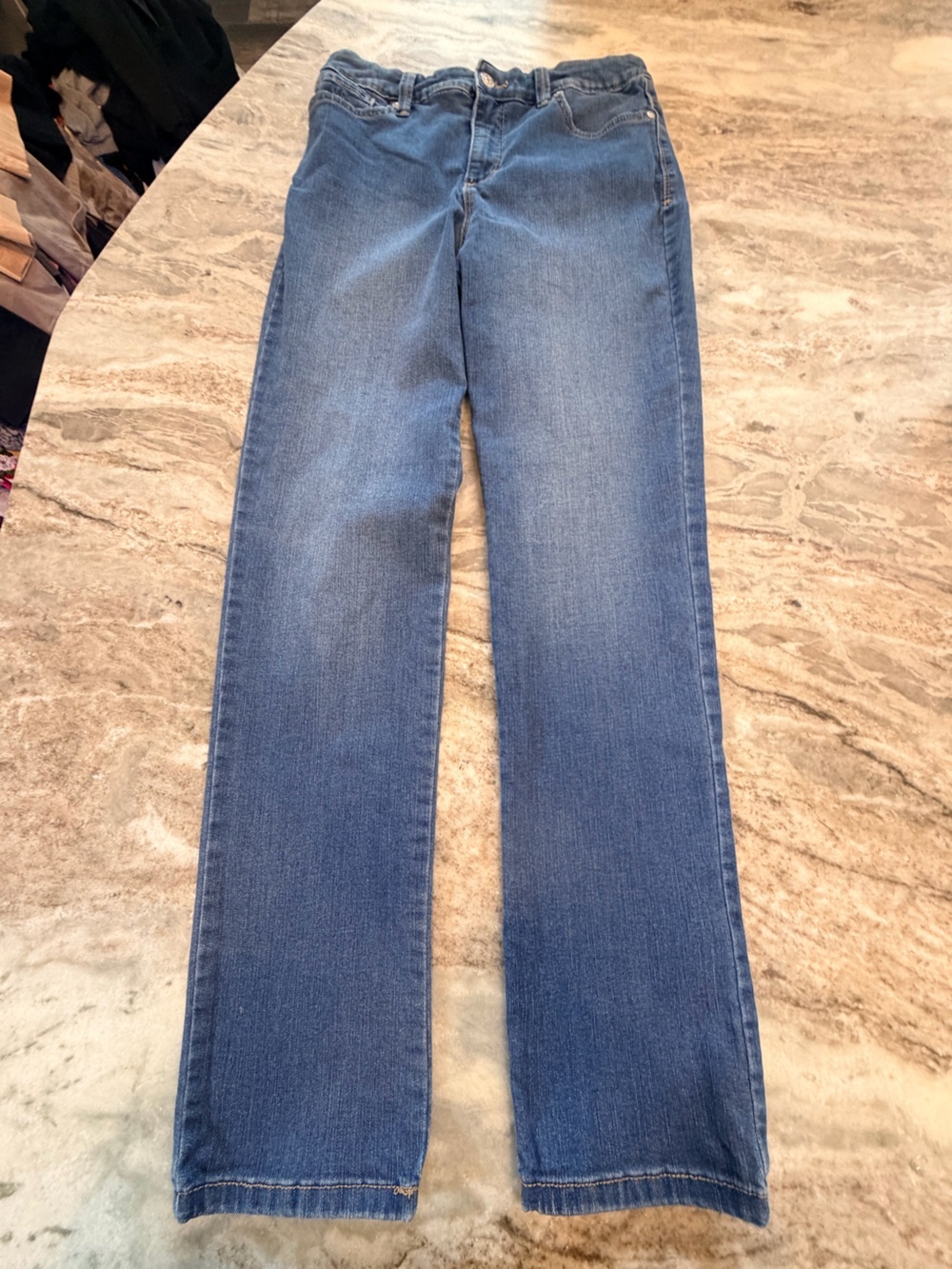 Gloria Vanderbilt Amanda Jeans 6 Medium Wash Classic Straight Leg Stretch Denim